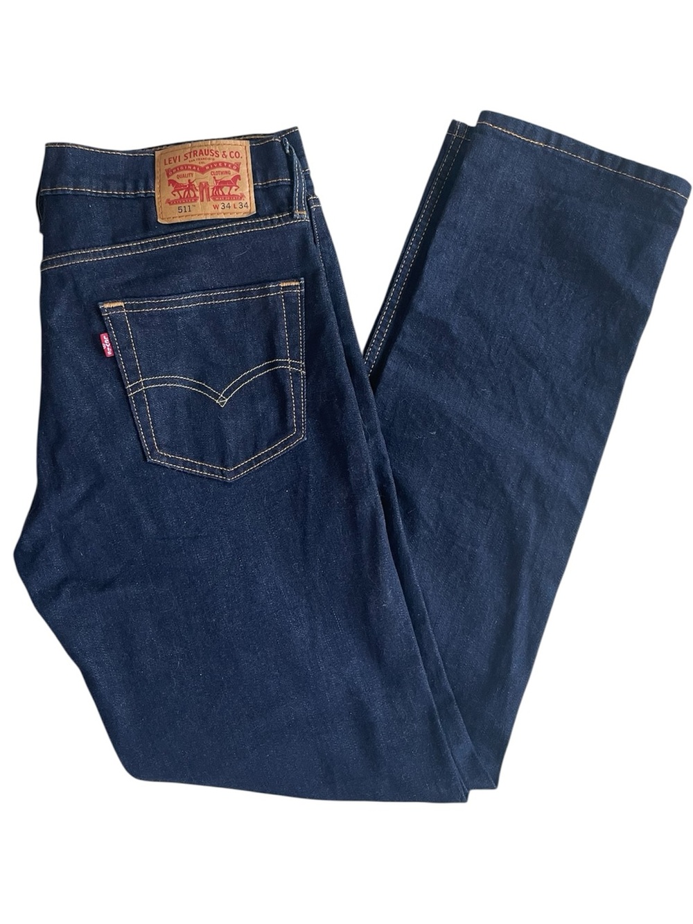 Levi's 511 Slim Fit Jeans dark wash denim W34 L34